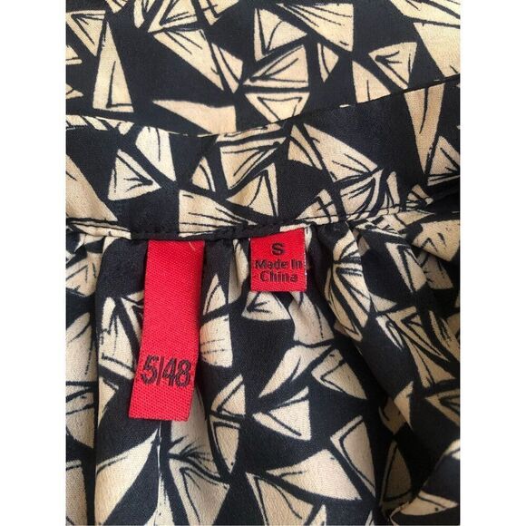 5/58 Geometry Shirt Dress Size S - Picture 11 of 12